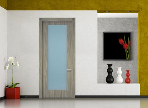 BR13-G01 door from the Bari line installed in a room