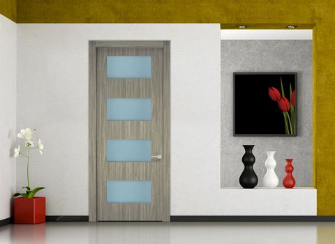 BR13-G02 door from the Bari line installed in a room