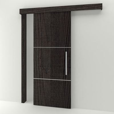 Example of an installed sliding door